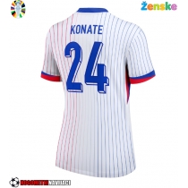 Ženske Nogometnih dresov Francija Ibrahima Konate #24 Gostujoči EP 2024 Kratki rokavi